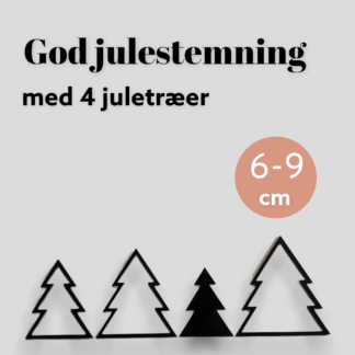 Juletræer 6-9cm